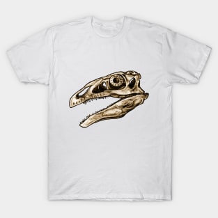 Dinosaur Skull Therizinosaurus T-Shirt